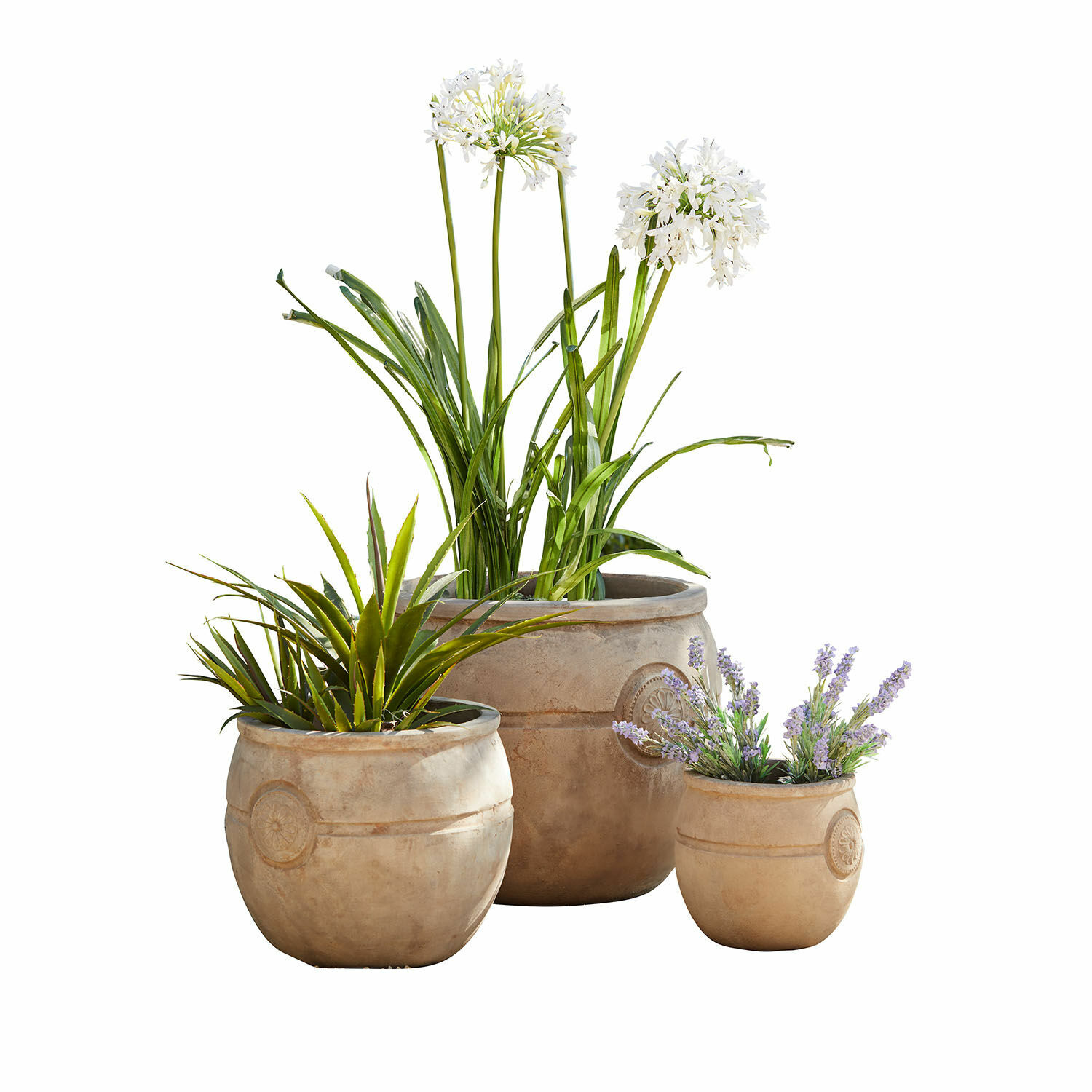 Set di 3 vasi Clorivon