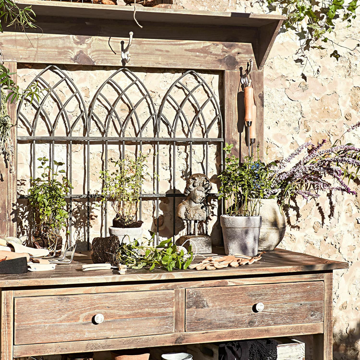 Tavolo per giardinaggio Ophélie