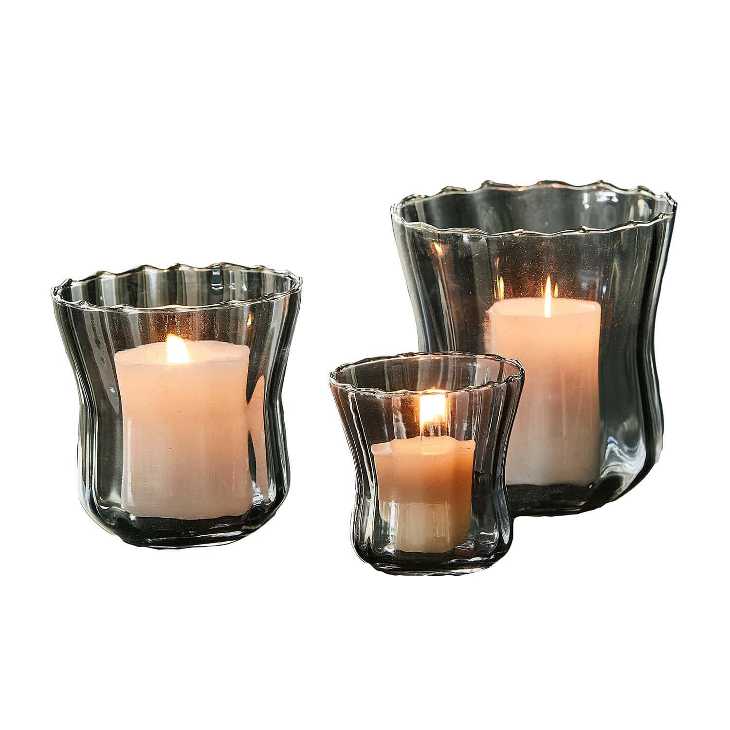 Set di 3 portacandele Lovire