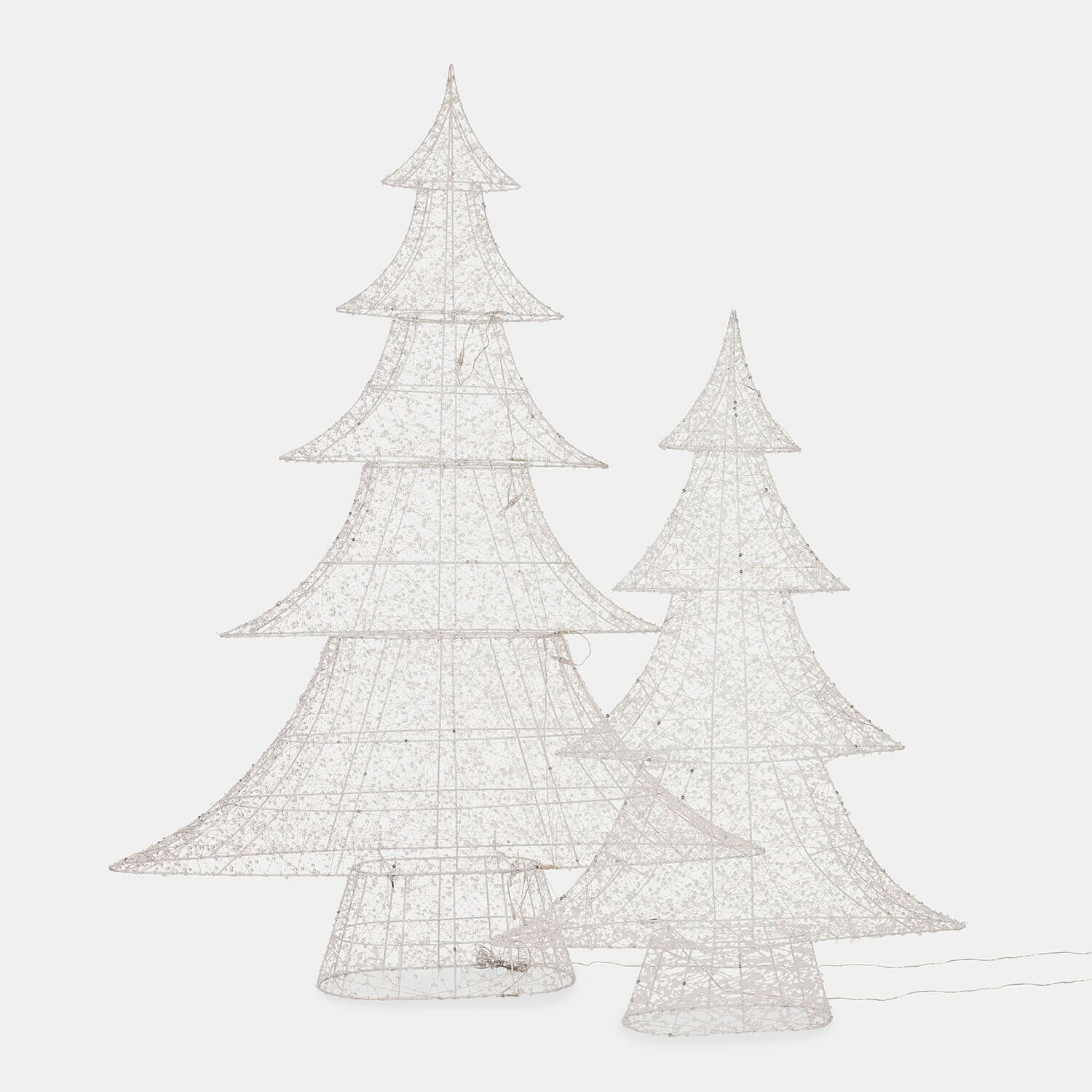 Coppia di alberi di Natale a LED Frosthem