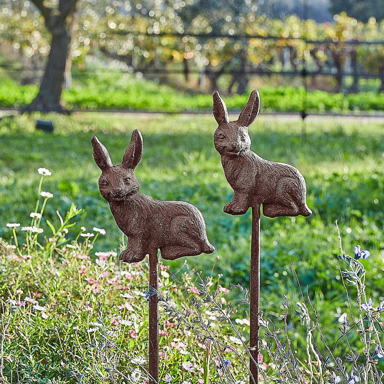 Coppia di aste da giardino Dariyah