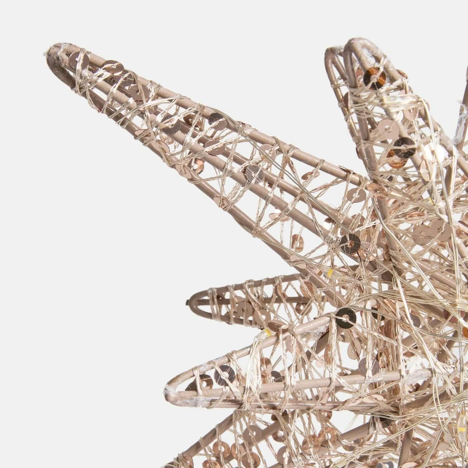 Puntale per albero di Natale a LED Aurellith