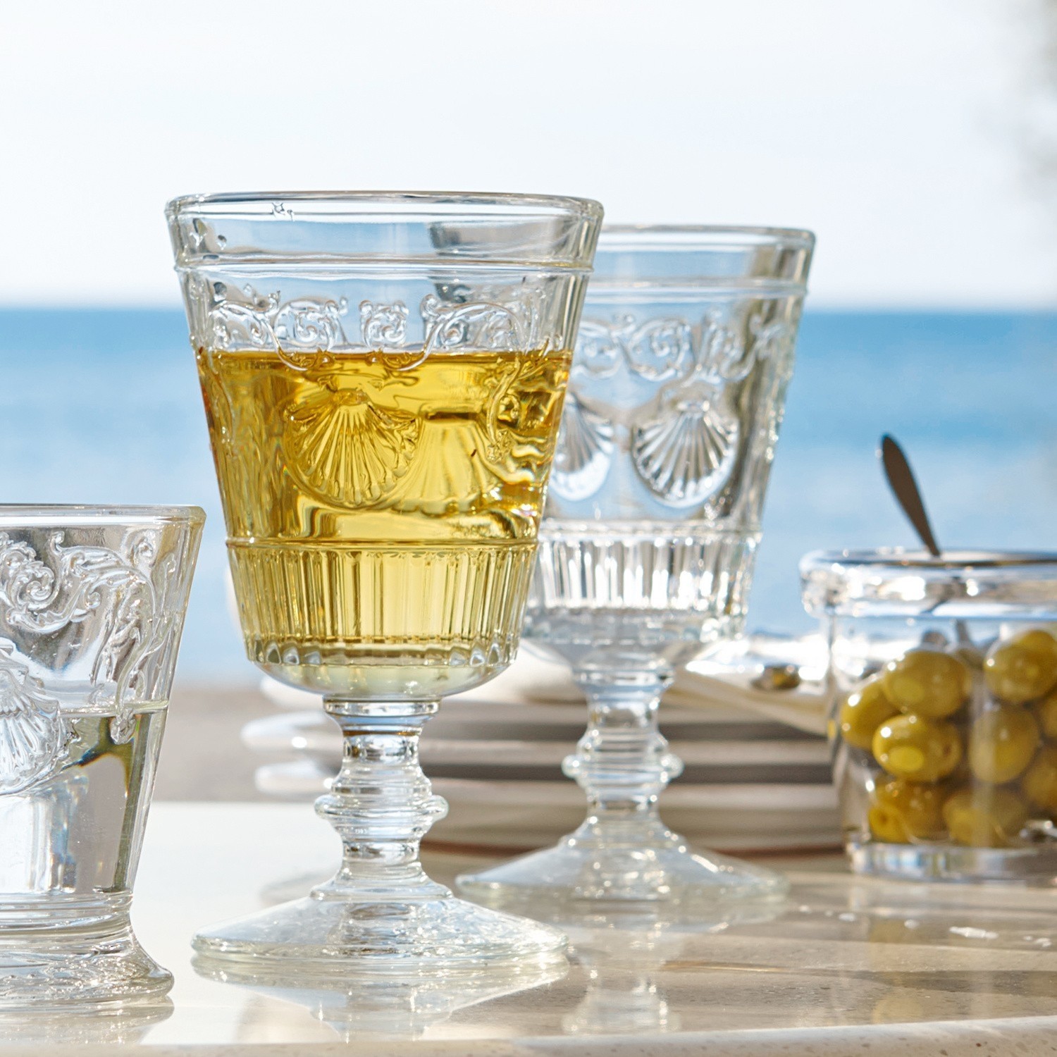 Set di 6 bicchieri da vino Beroille