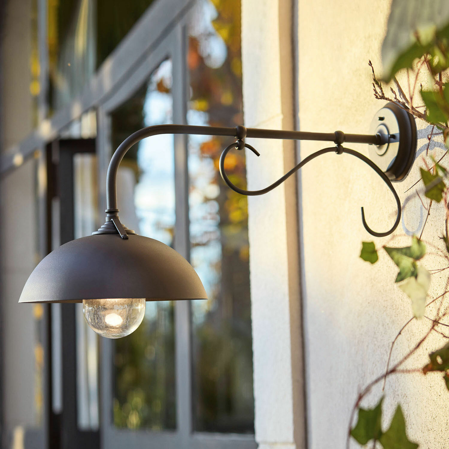 Lampada da parete per esterni Lupia
