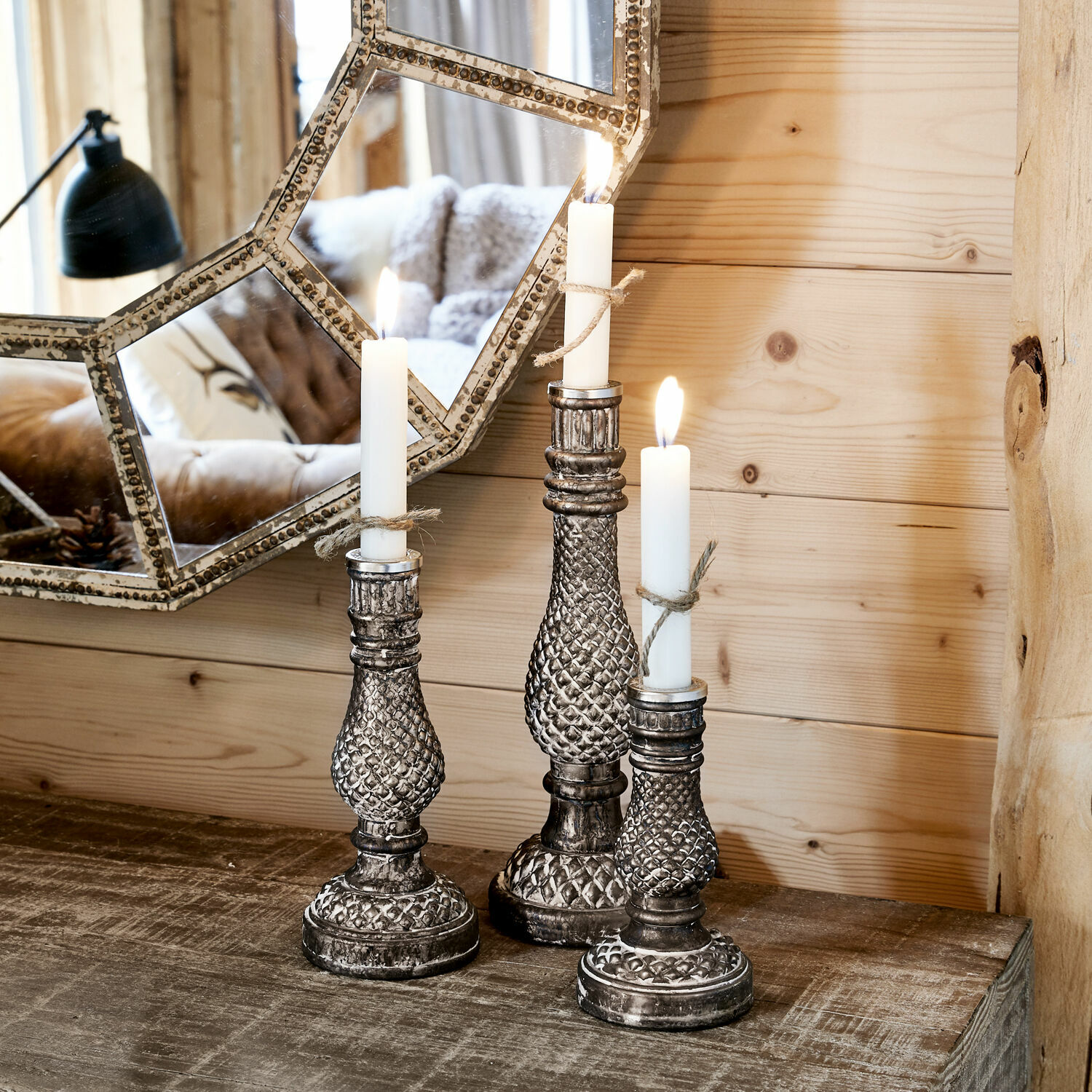 Set di 3 candelieri Toul