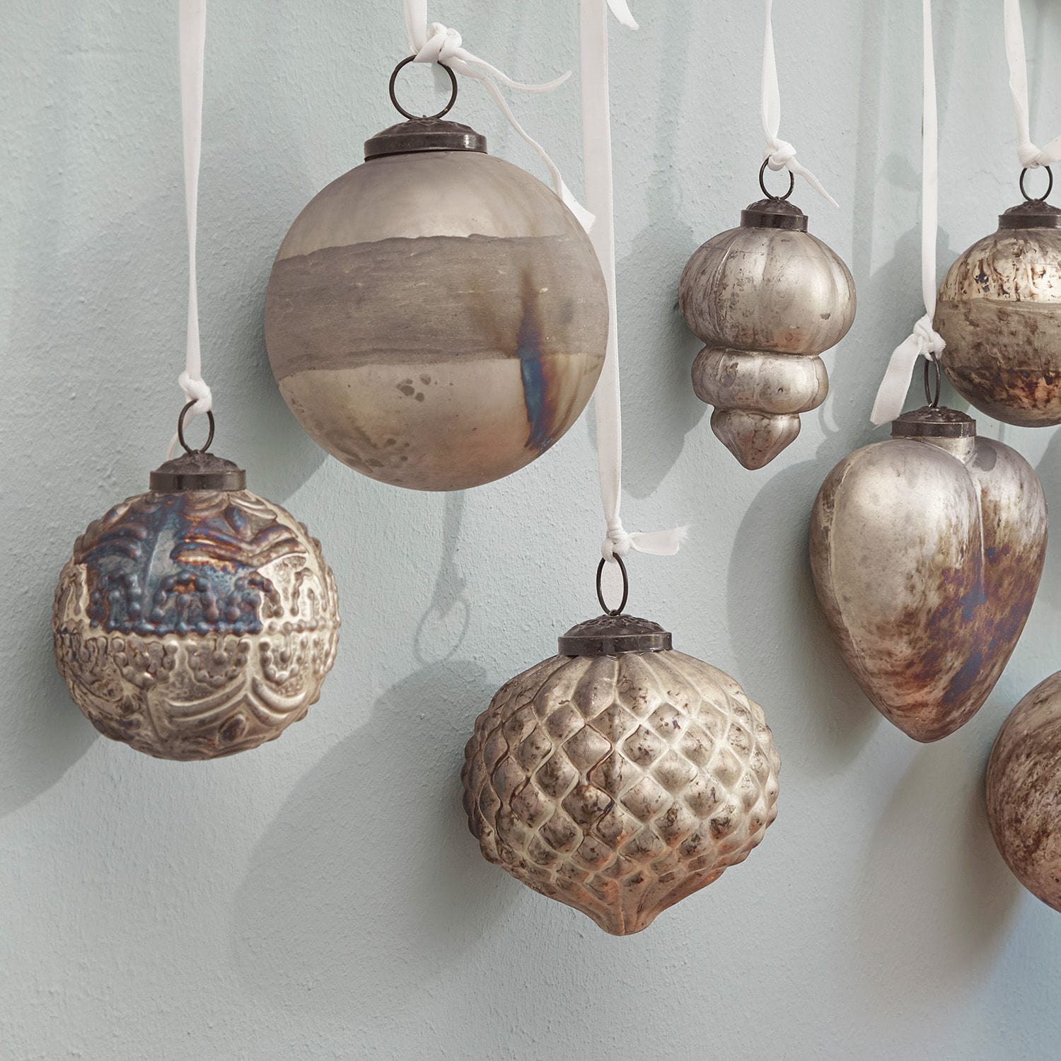 Set di 8 decorazioni natalizie Lethem