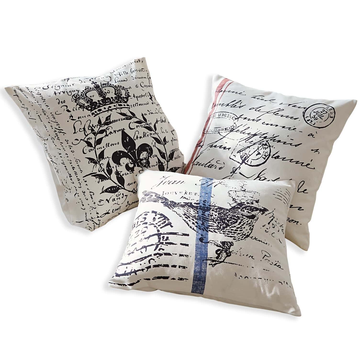 Set di 3 copricuscini Lenette