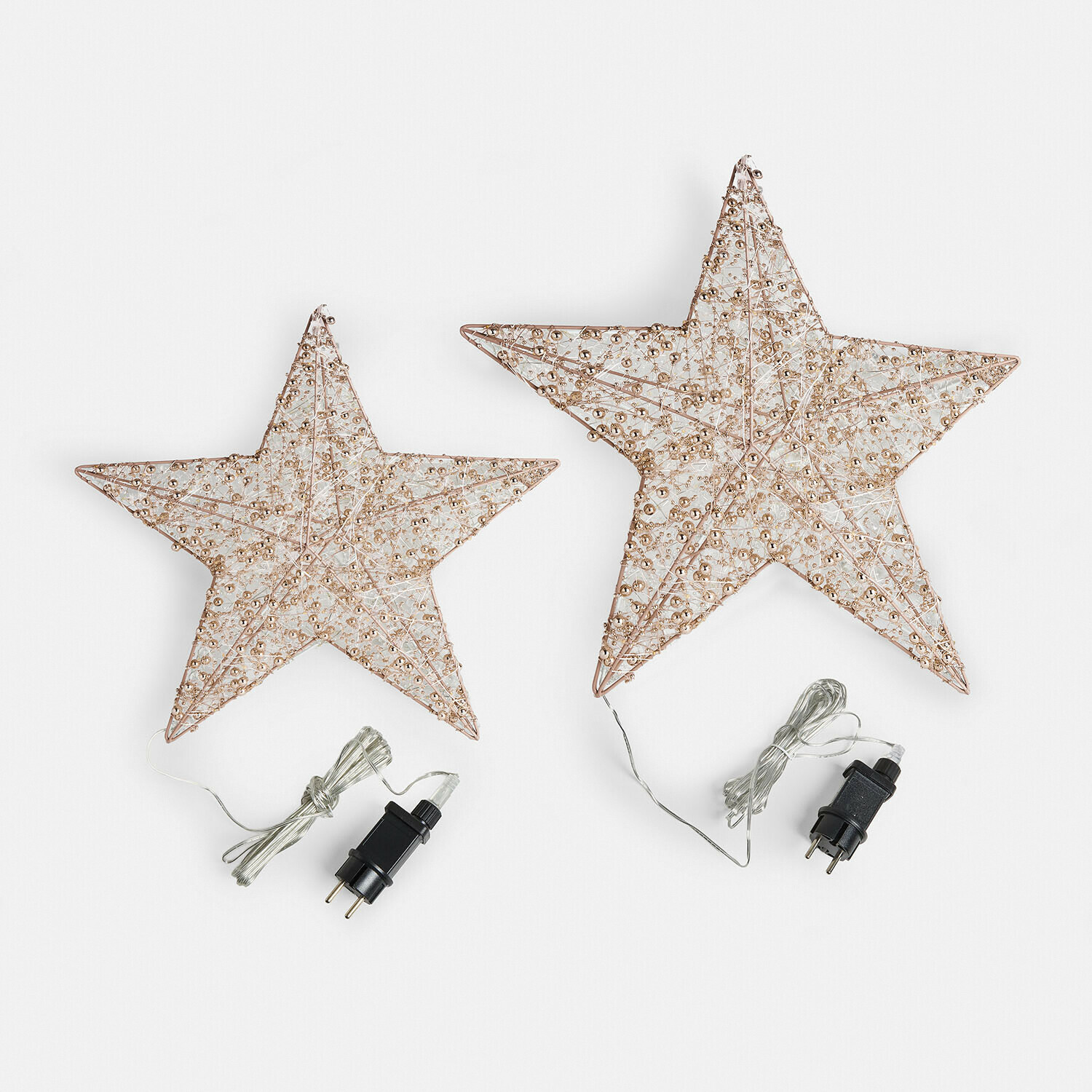 Coppia di stelle a LED Brightens