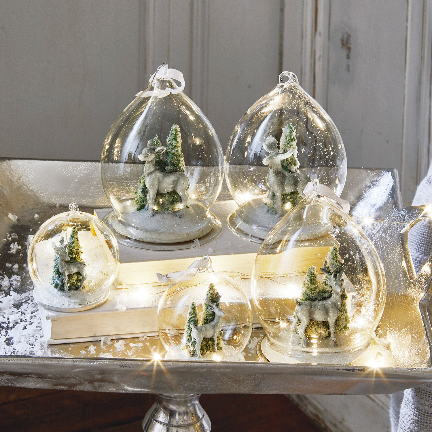 Set di 5 decorazioni natalizie Winterforest