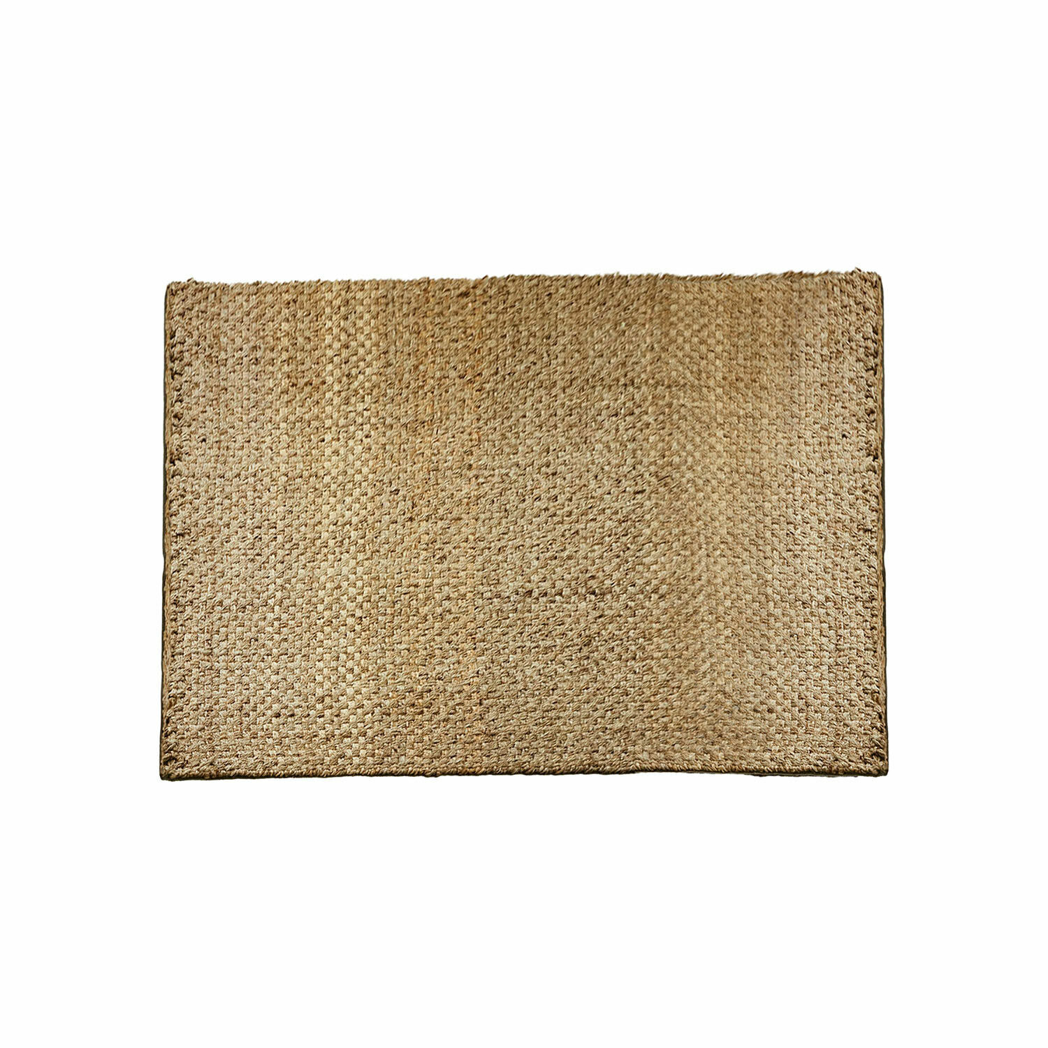 Tappeto Daoukro Tappeto rettangolare in juta naturale beige, ideale per interni e pavimenti