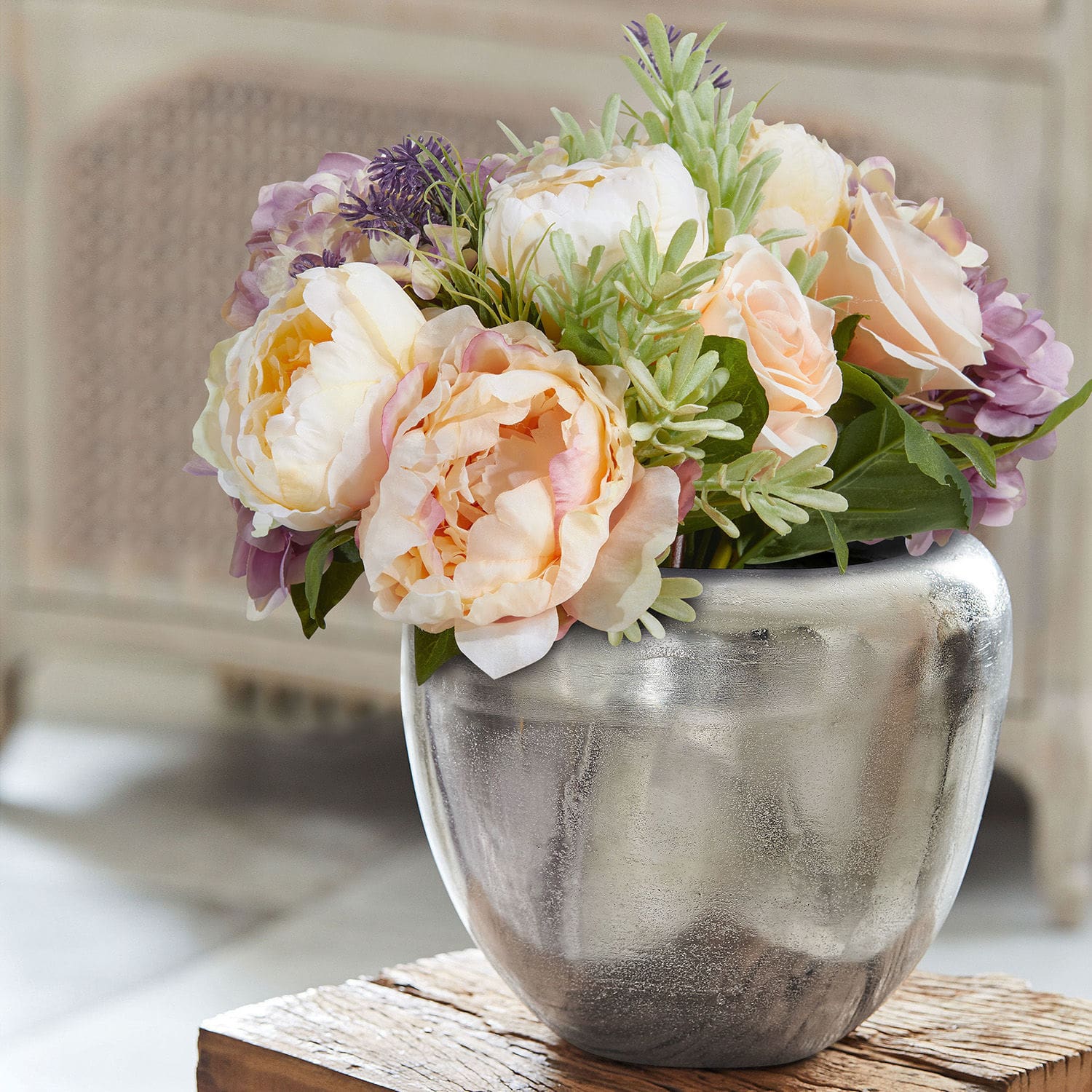 Coppia di fiori decorativi Alize