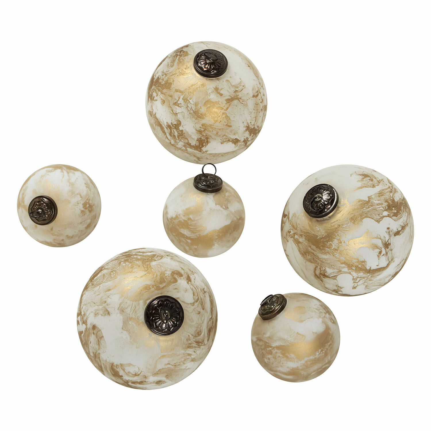 Set di 6 palline di Natale Nymeria