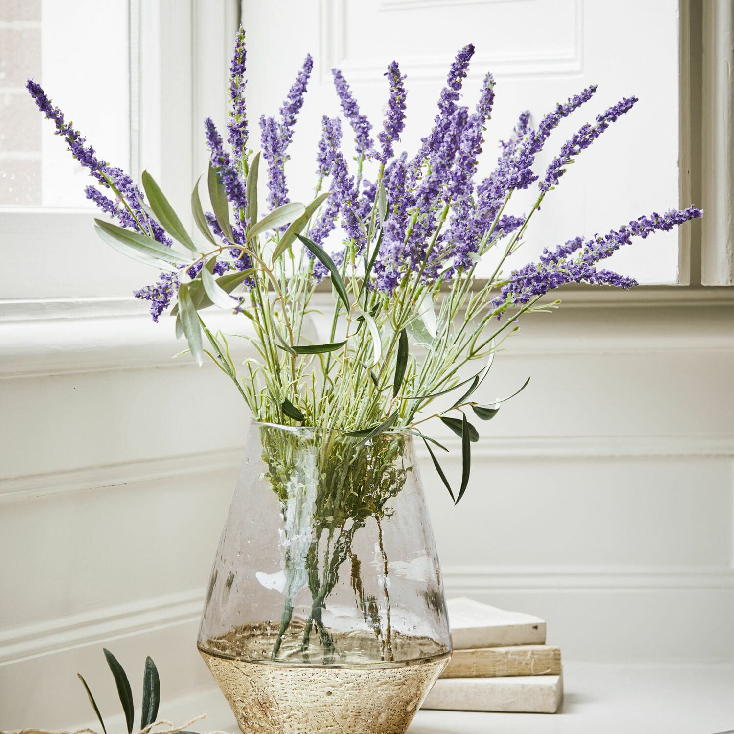 Set di 6 fiori decorativi Lavender