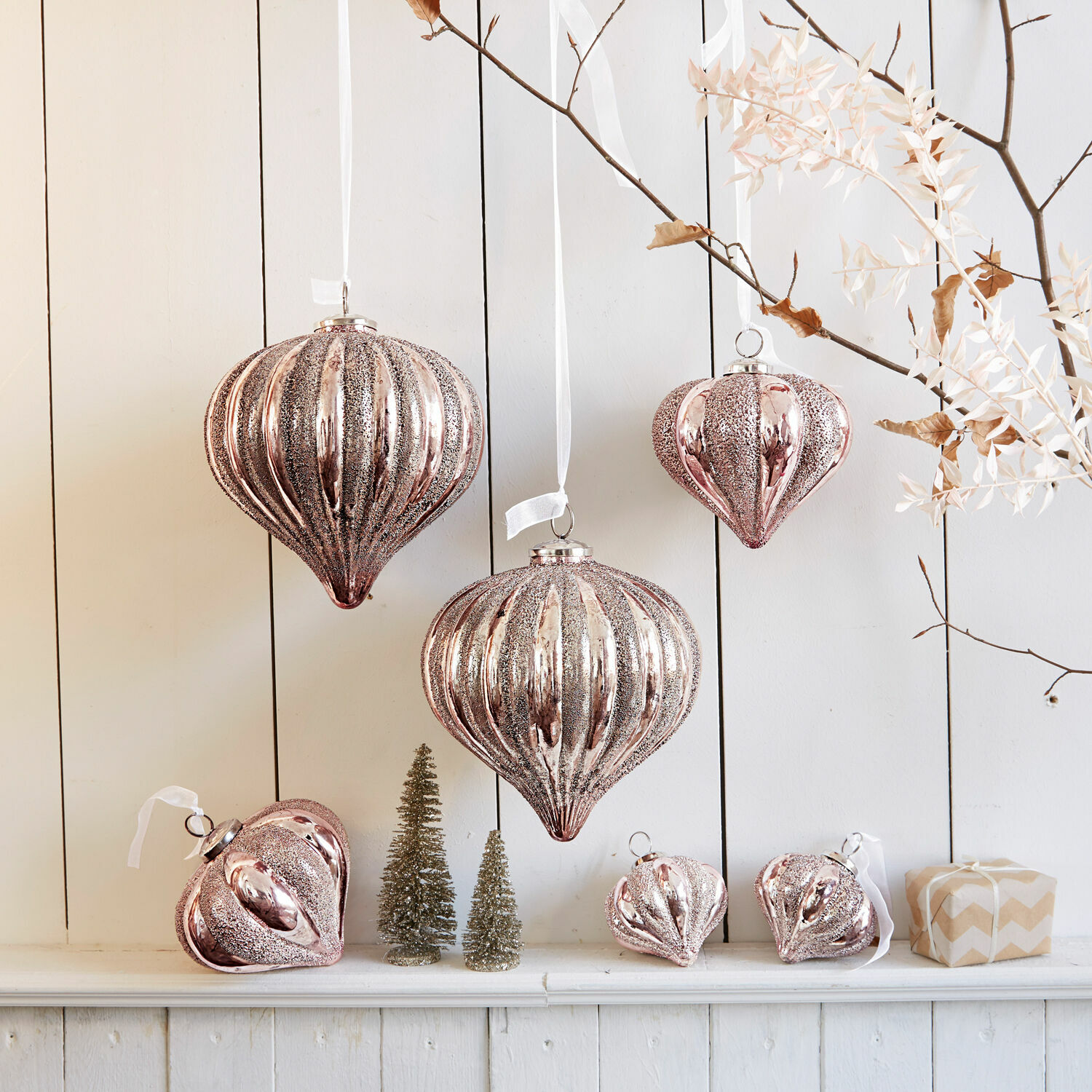 Set di 6 decorazioni natalizie Bornesse