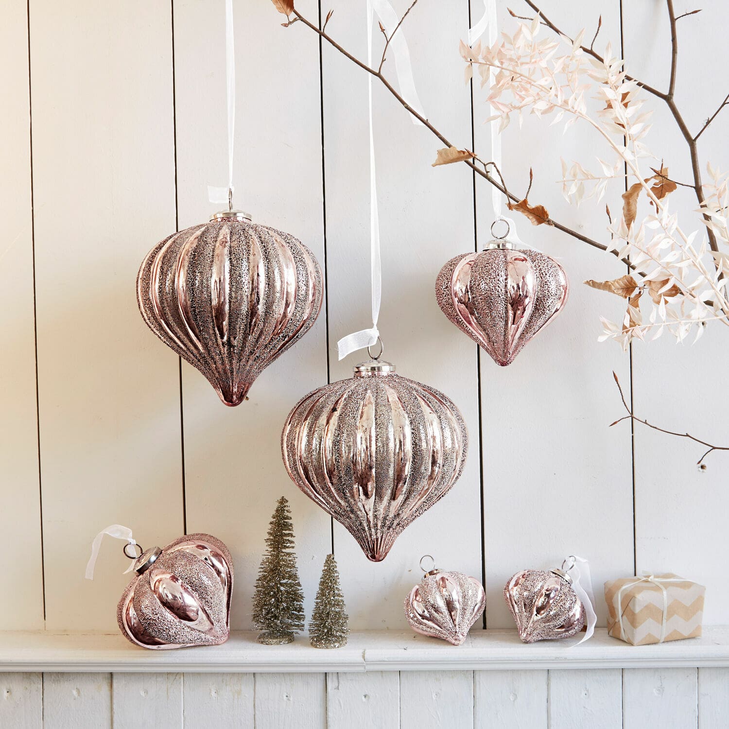 Set di 6 decorazioni natalizie Bornesse