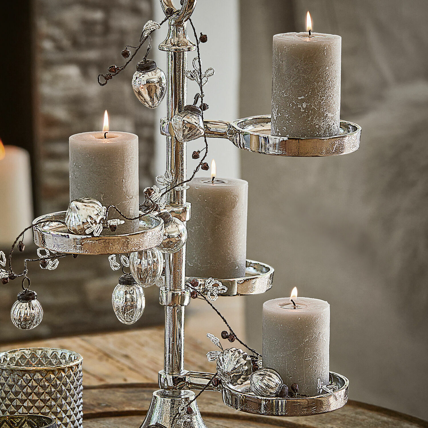 Set di 4 candele Virrans