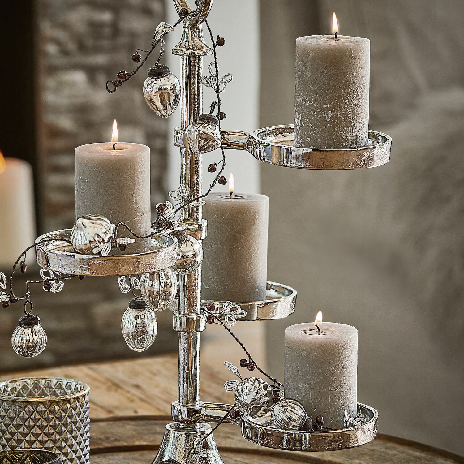 Set di 4 candele Virrans