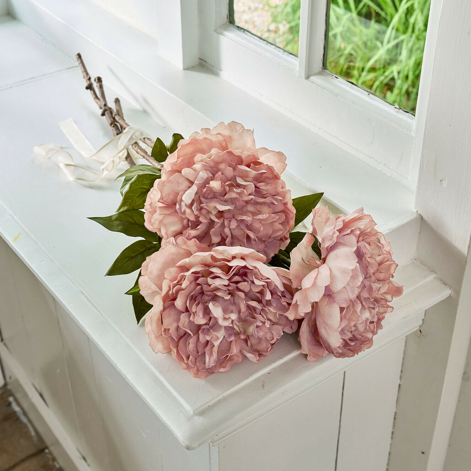 Set di 3 peonie decorative Dahlyra