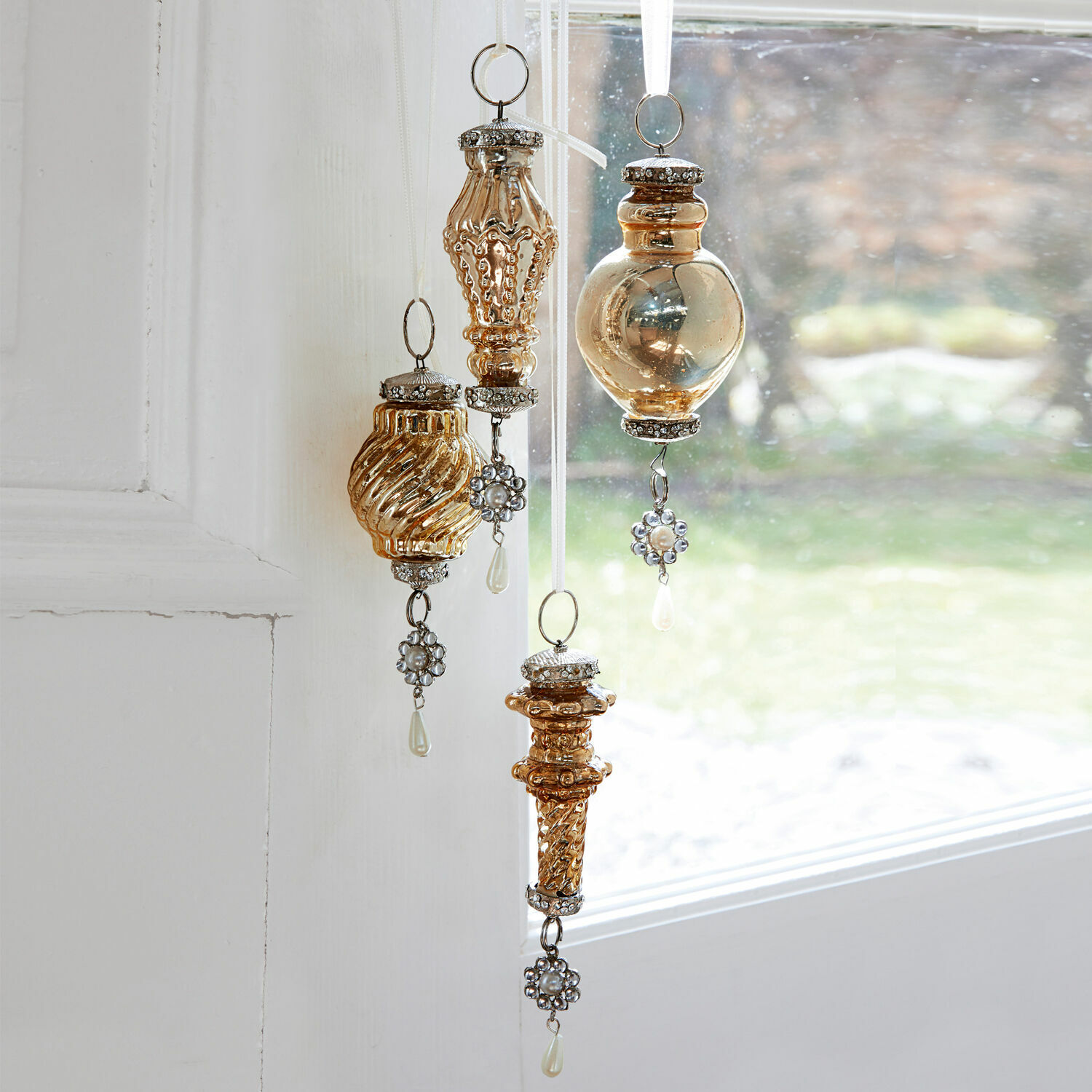 Set di 4 decorazioni natalizie Larme