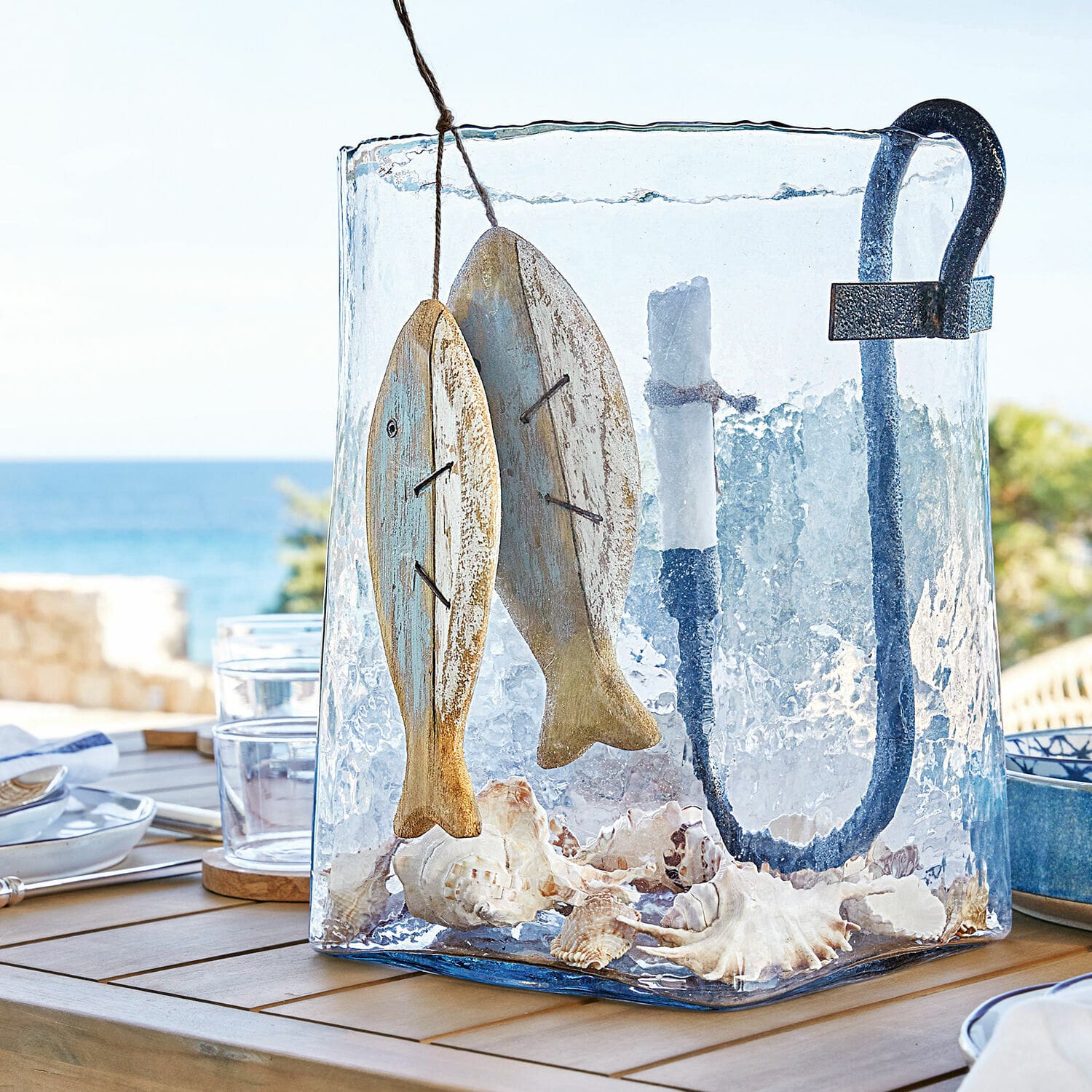 Coppia di pesci decorativi Mindas