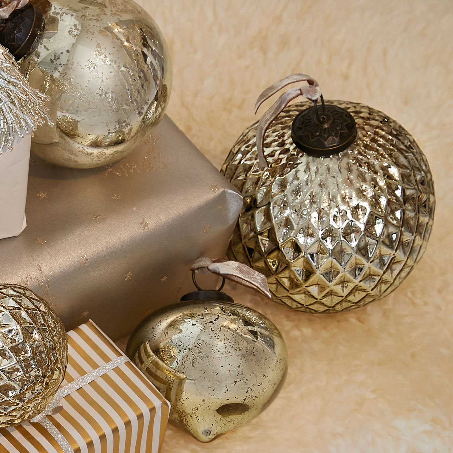 Set di 6 decorazioni natalizie Lyas