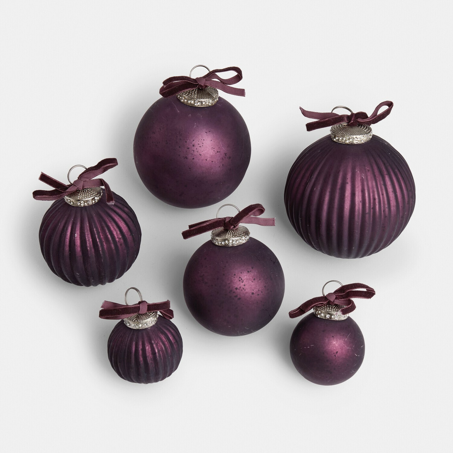 Set di 6 palline di Natale Nuitelle