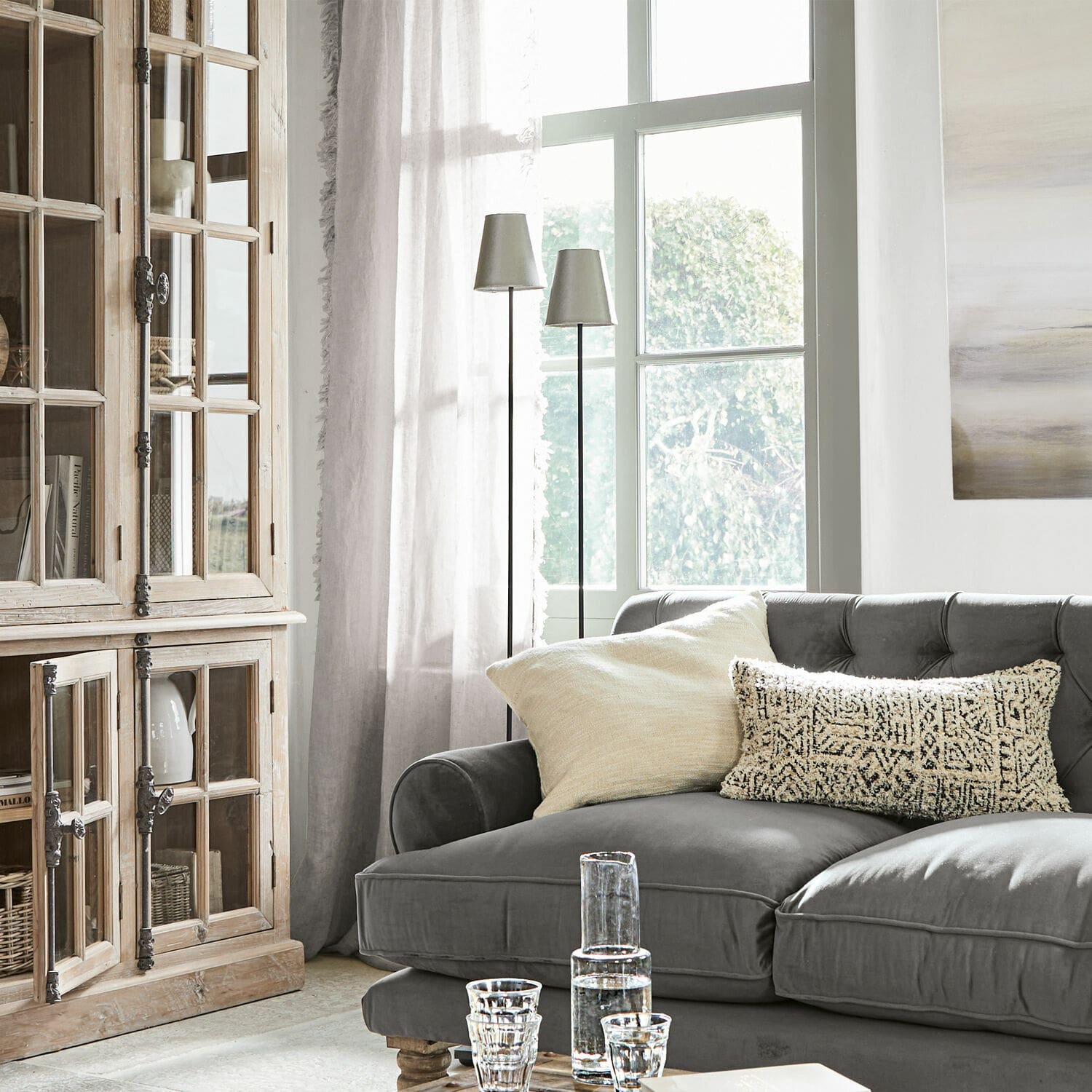 Coppia di lampade a stelo Tacoma