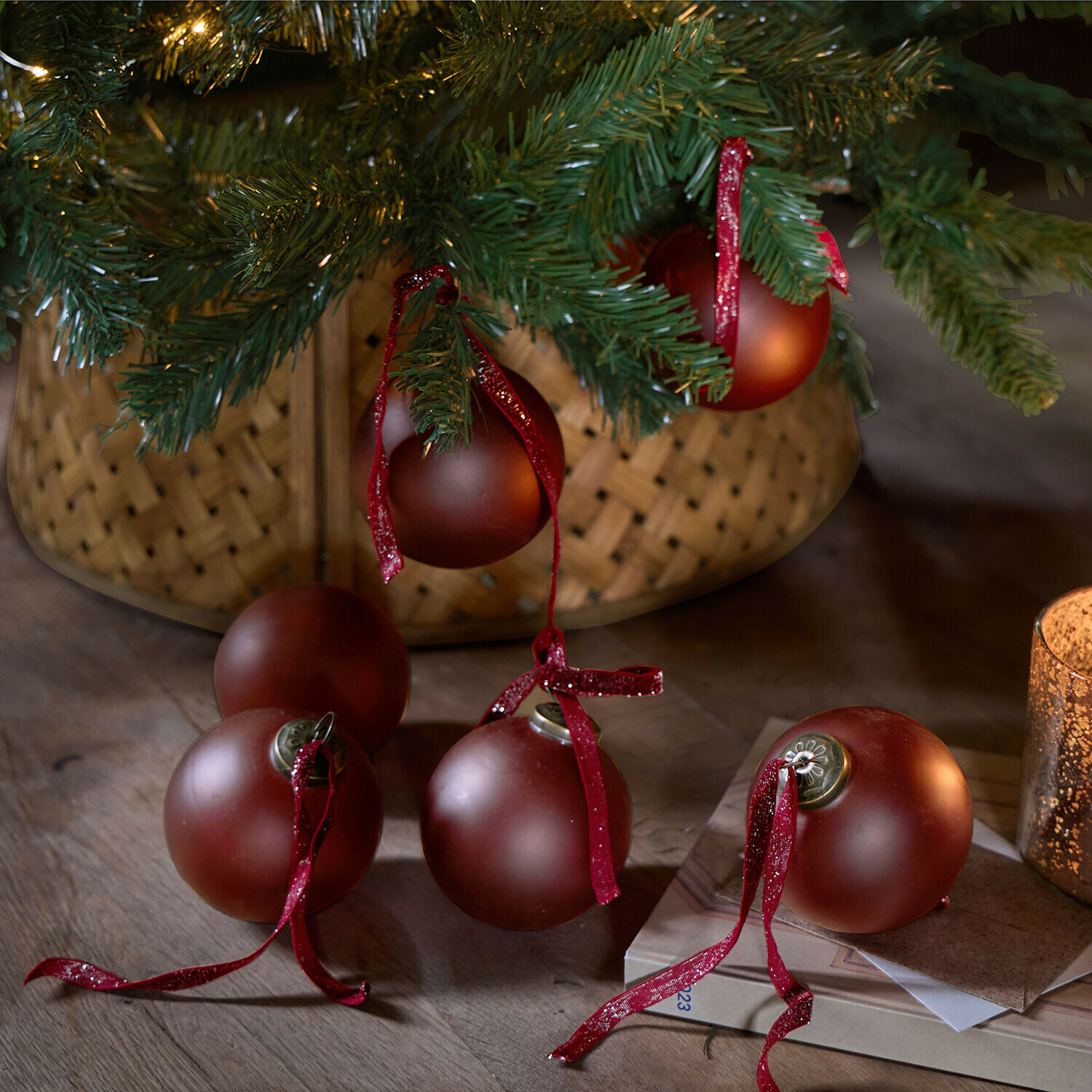Set di 6 palline di Natale Sephore