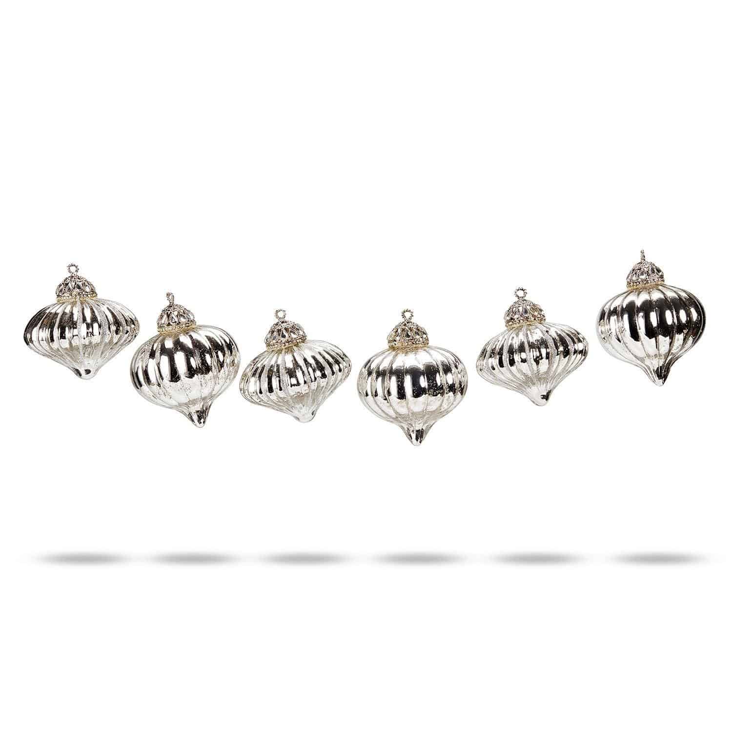 Set di 6 decorazioni natalizie Mourens