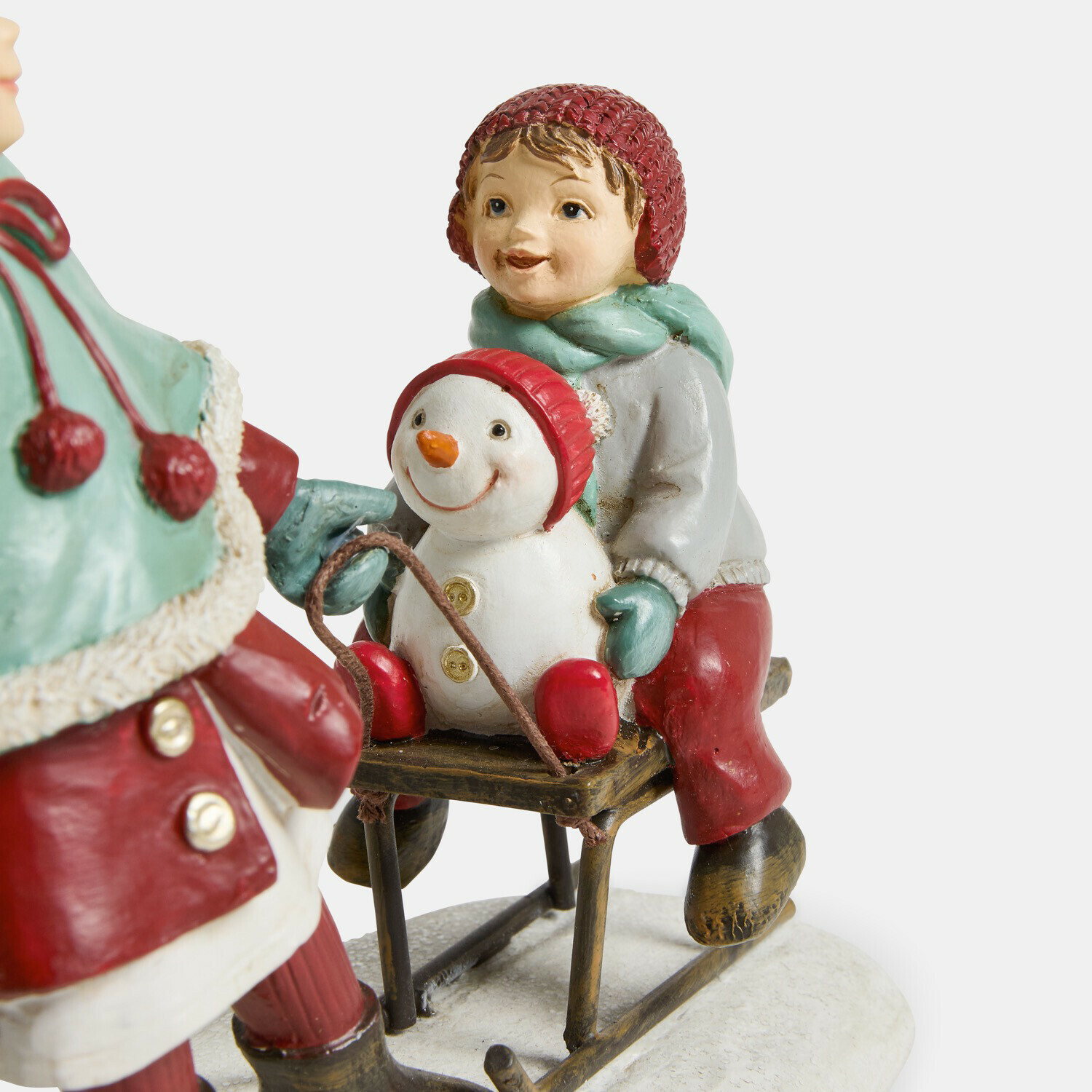 Bambini decorativi con slitta Petitnid