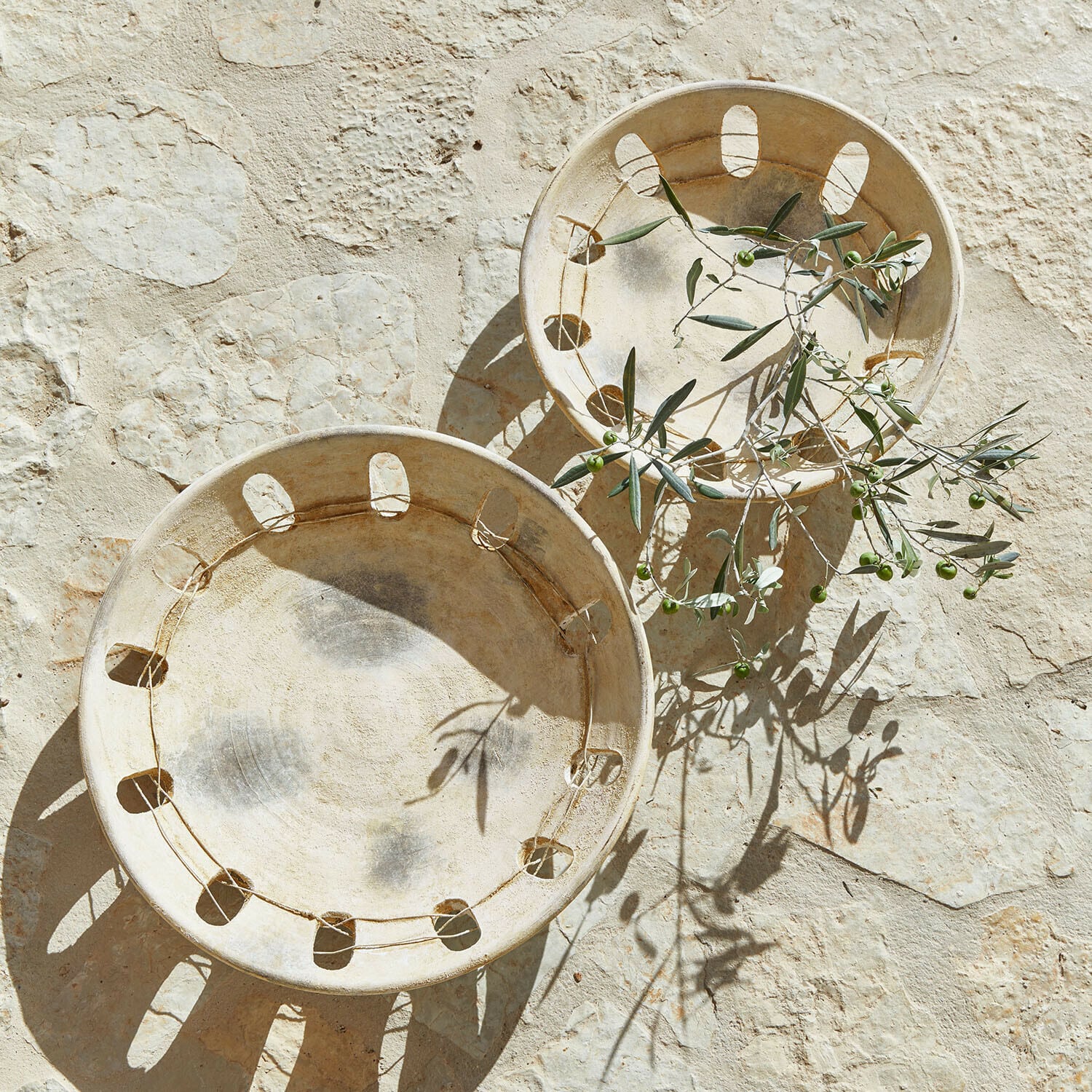 Coppia di ciotole decorative Delunas