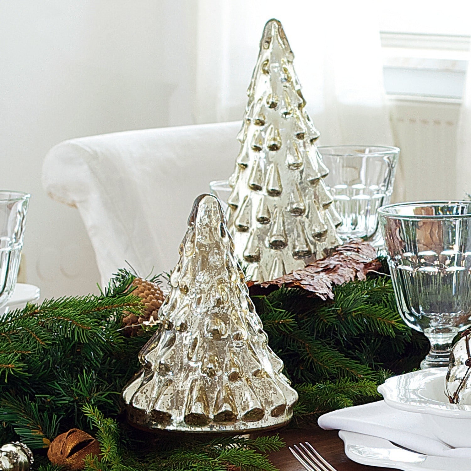 Coppia di alberelli decorativi Ruben