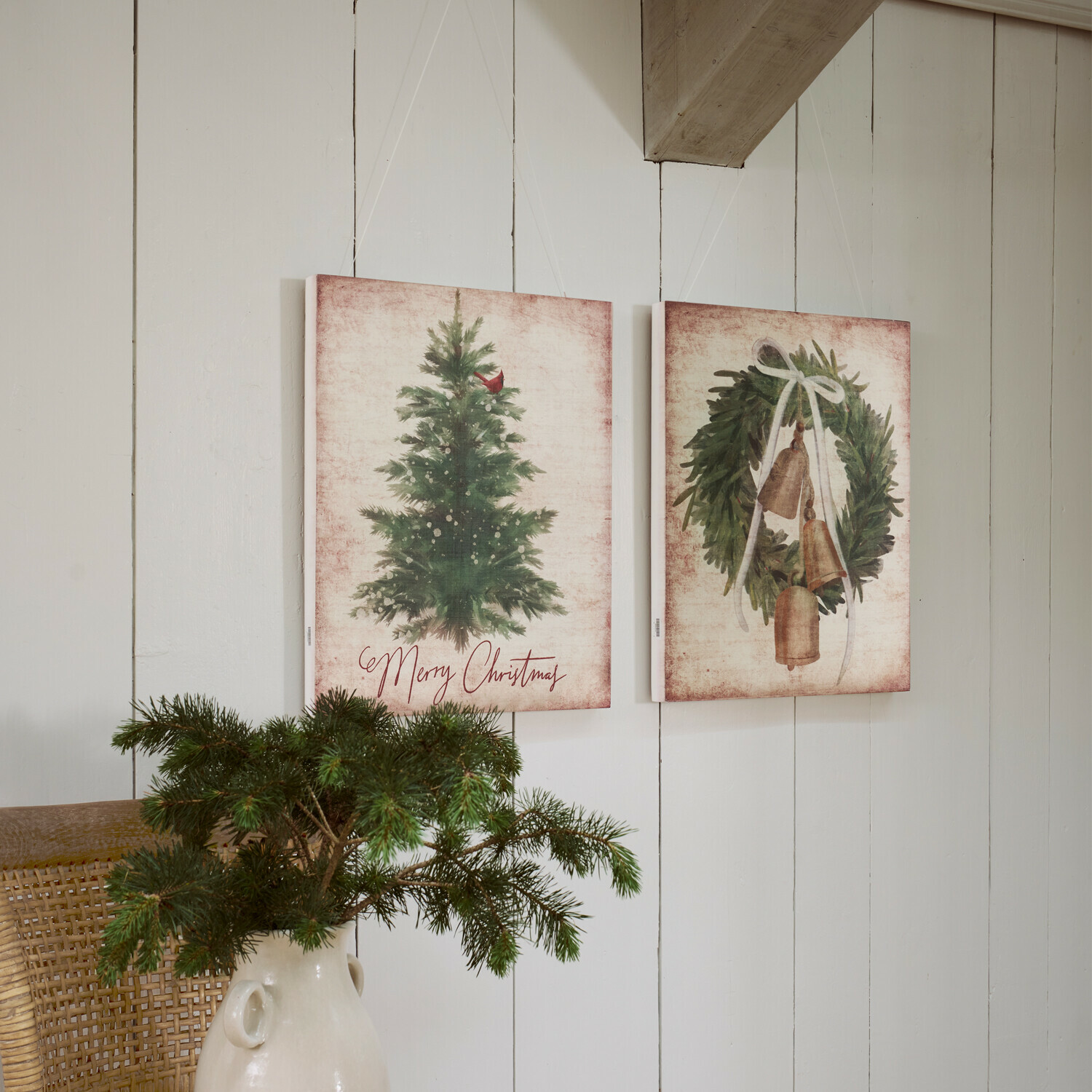 Coppia di quadretti decorativi Rimfalla