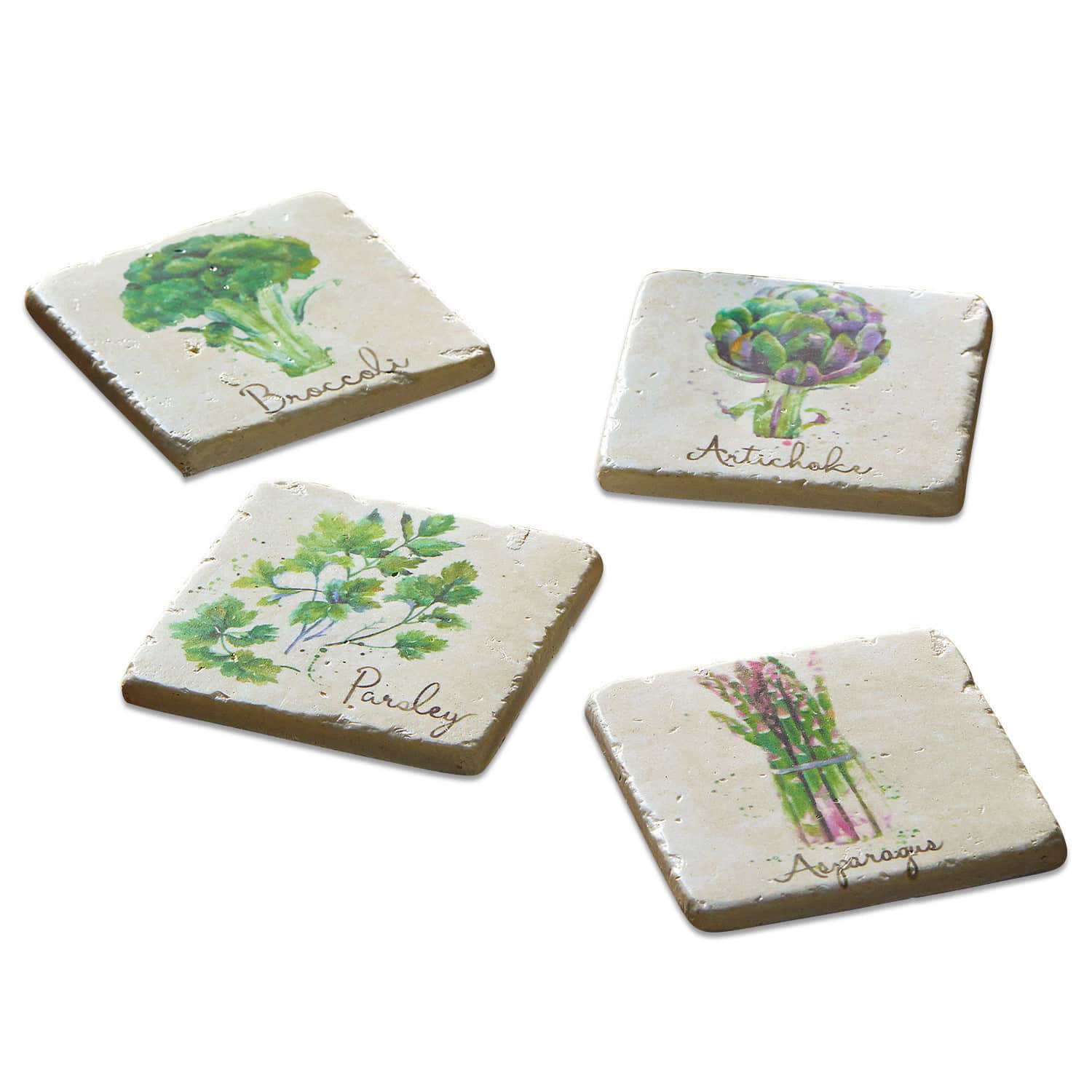 Set di 4 sottobicchieri Greeny