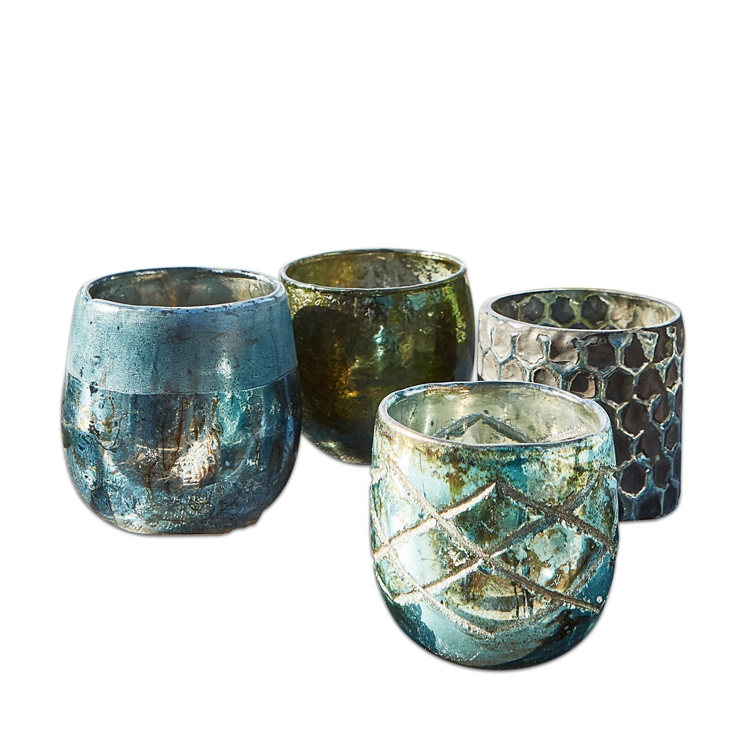 Set di 4 portalumini Marine