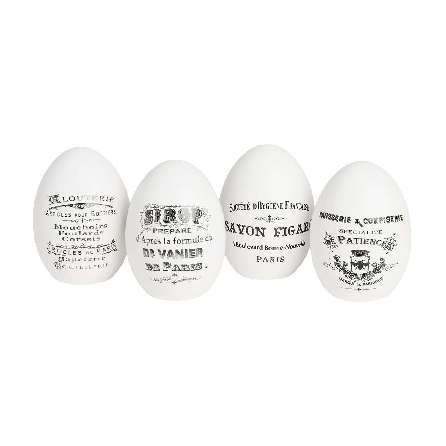 Set di 4 uova di Pasqua Maison Vélour