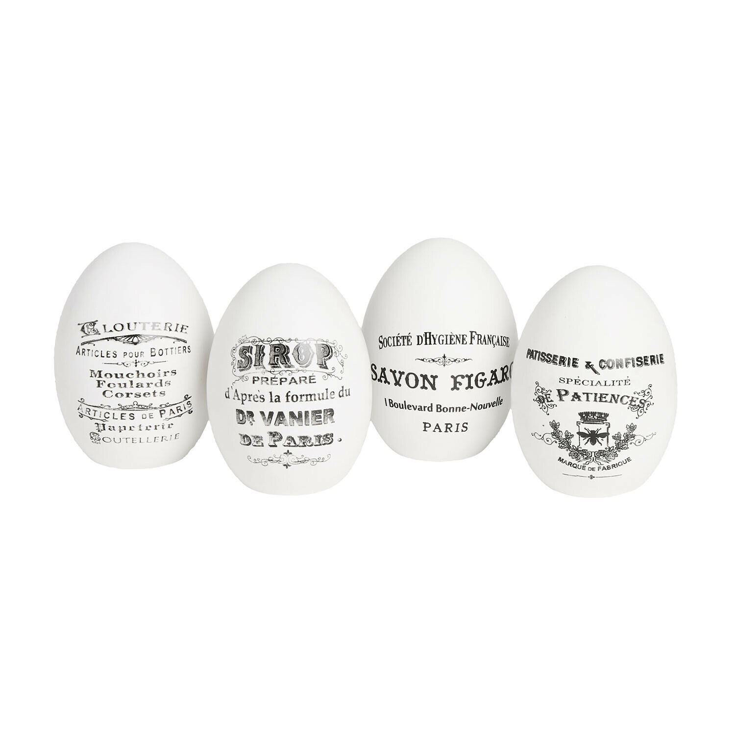 Set di 4 uova di Pasqua Maison Vélour