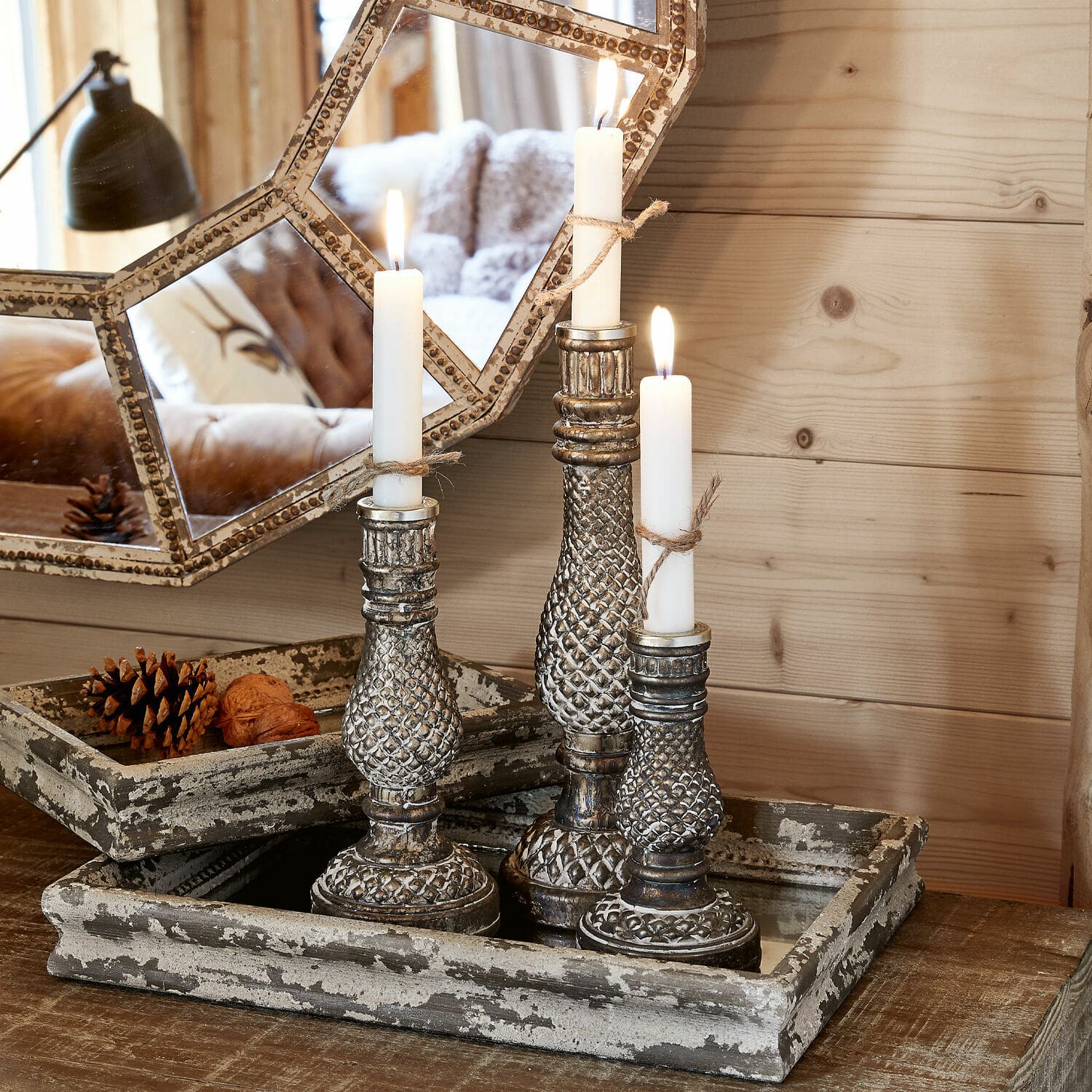 Set di 3 candelieri Toul