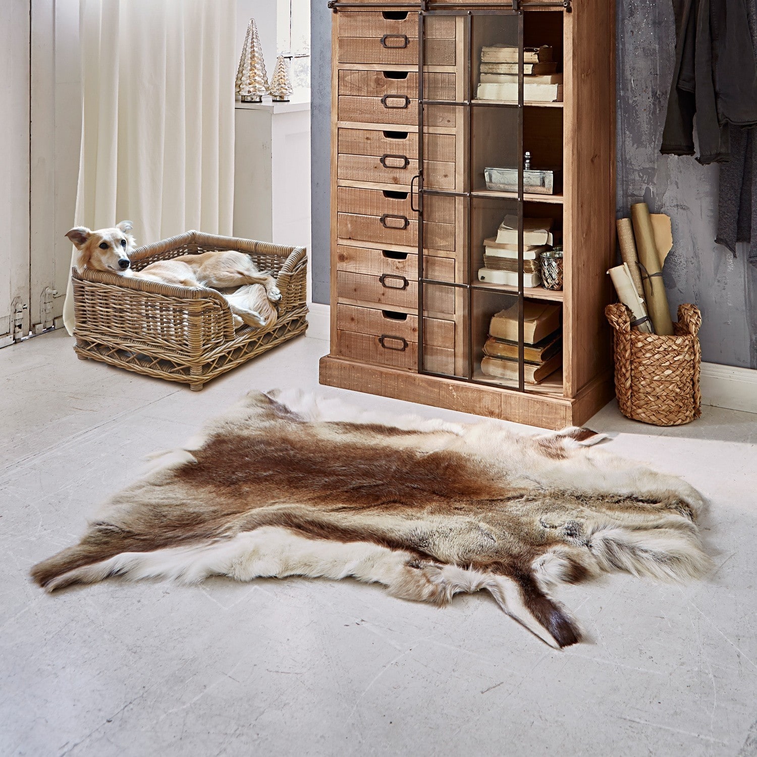 Pelle di renna decorativa Abighail