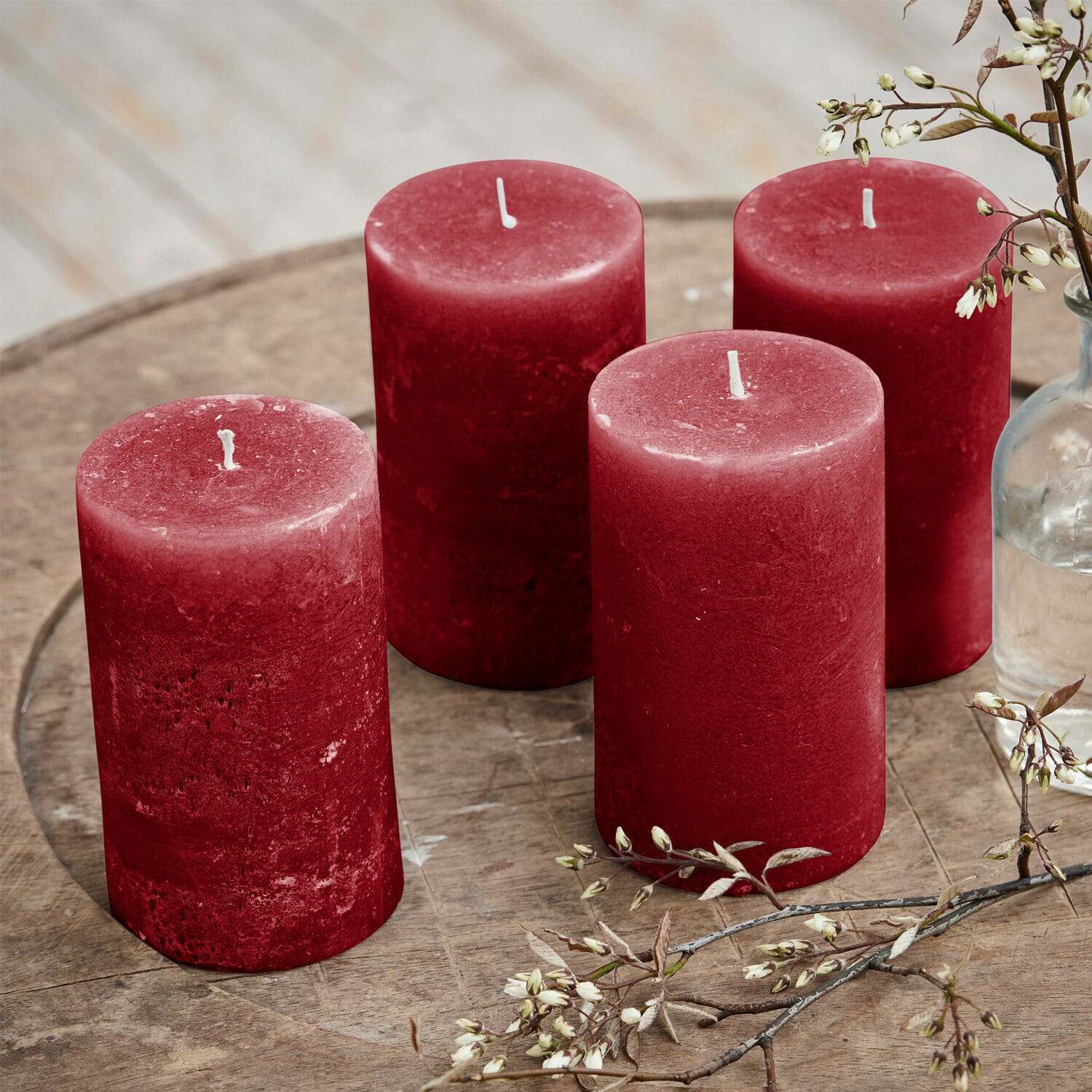 Set di 4 candele Braga