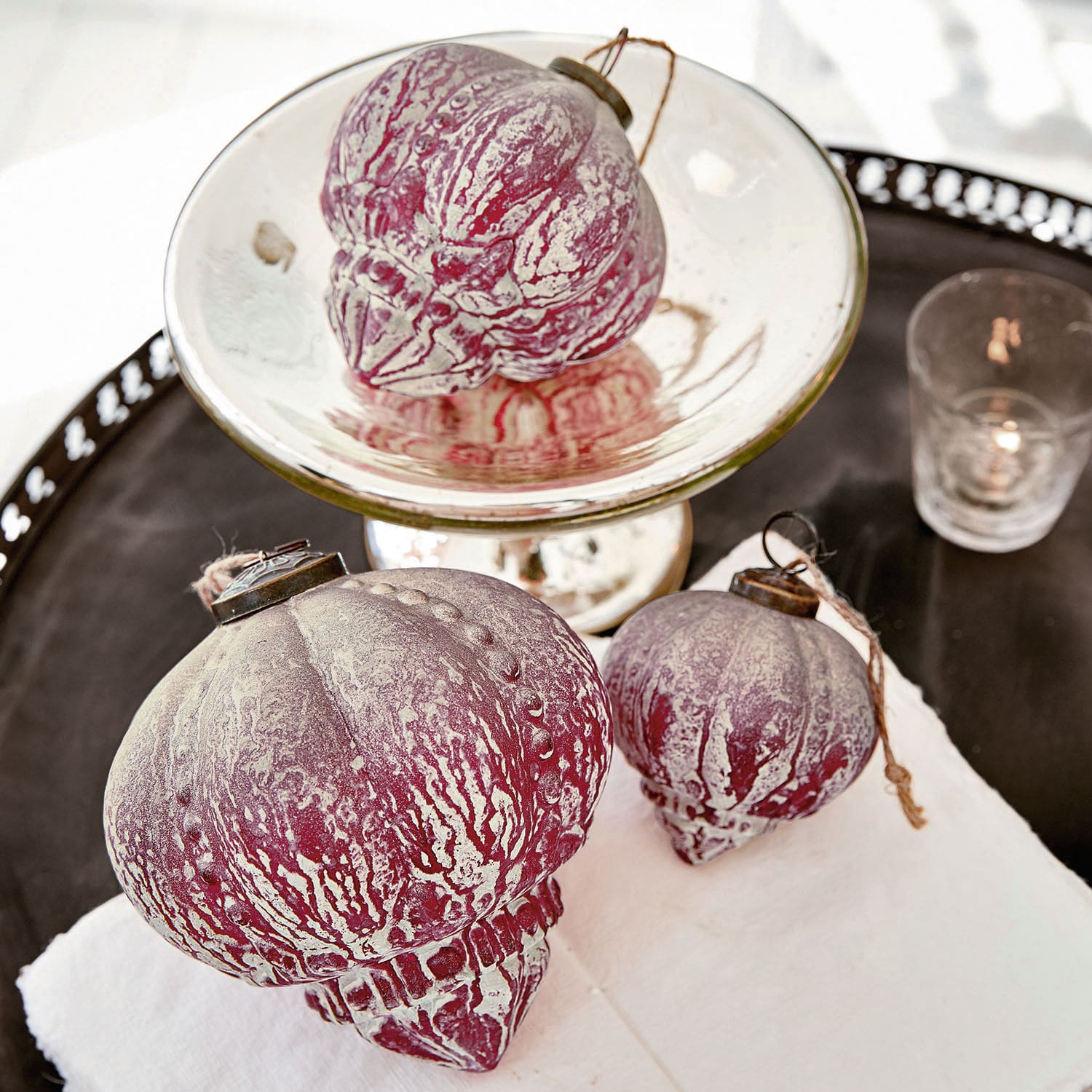 Set di 3 decorazioni natalizie Cuon