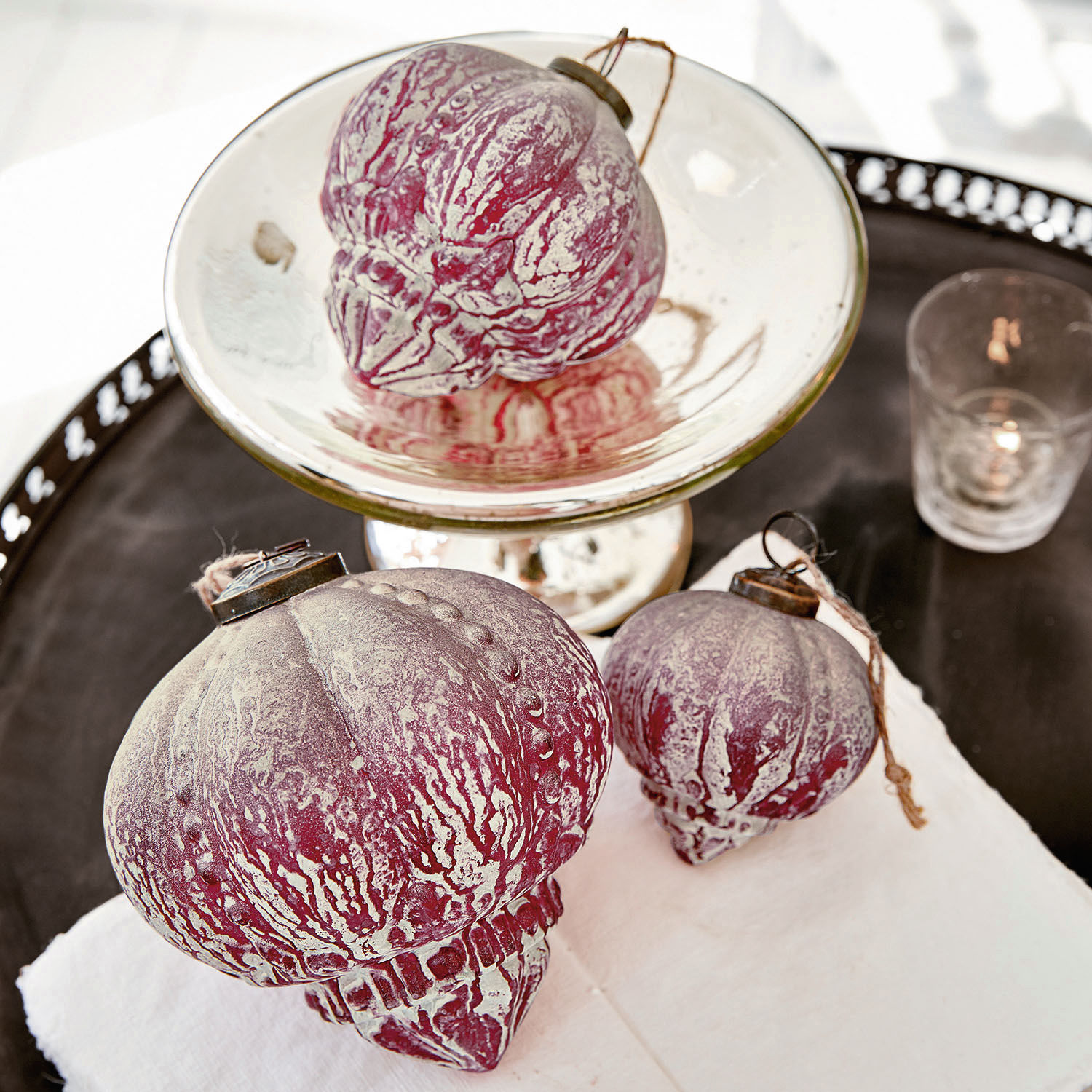 Set di 3 decorazioni natalizie Cuon