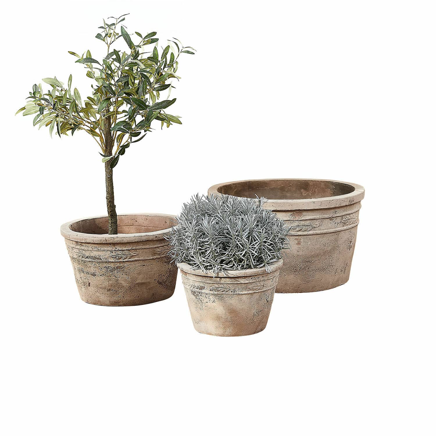 Set di 3 portavasi Unicanto