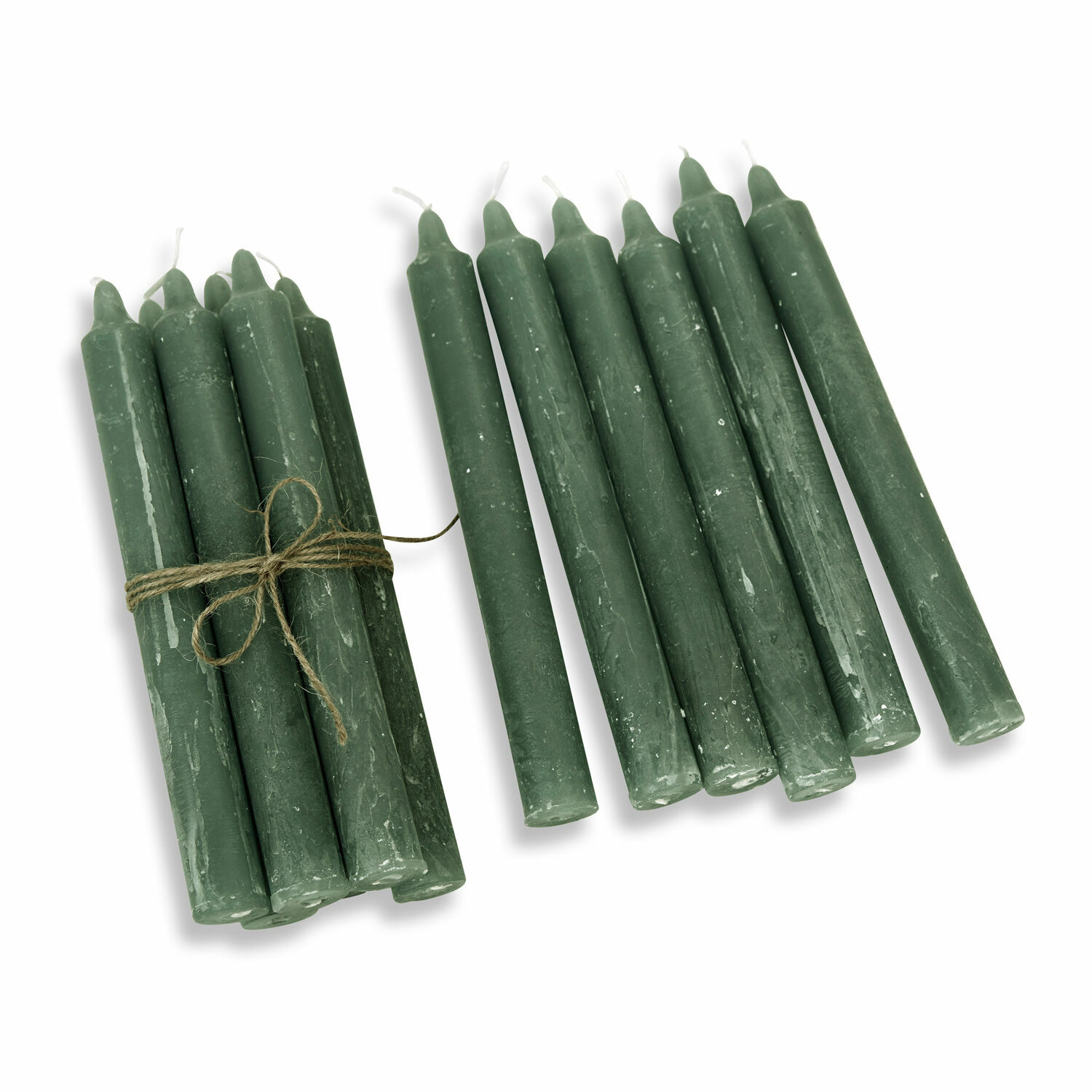 verde Set da 12 candele verdi Bauceau in cera, decorazione d'interni e illuminazione ambiente