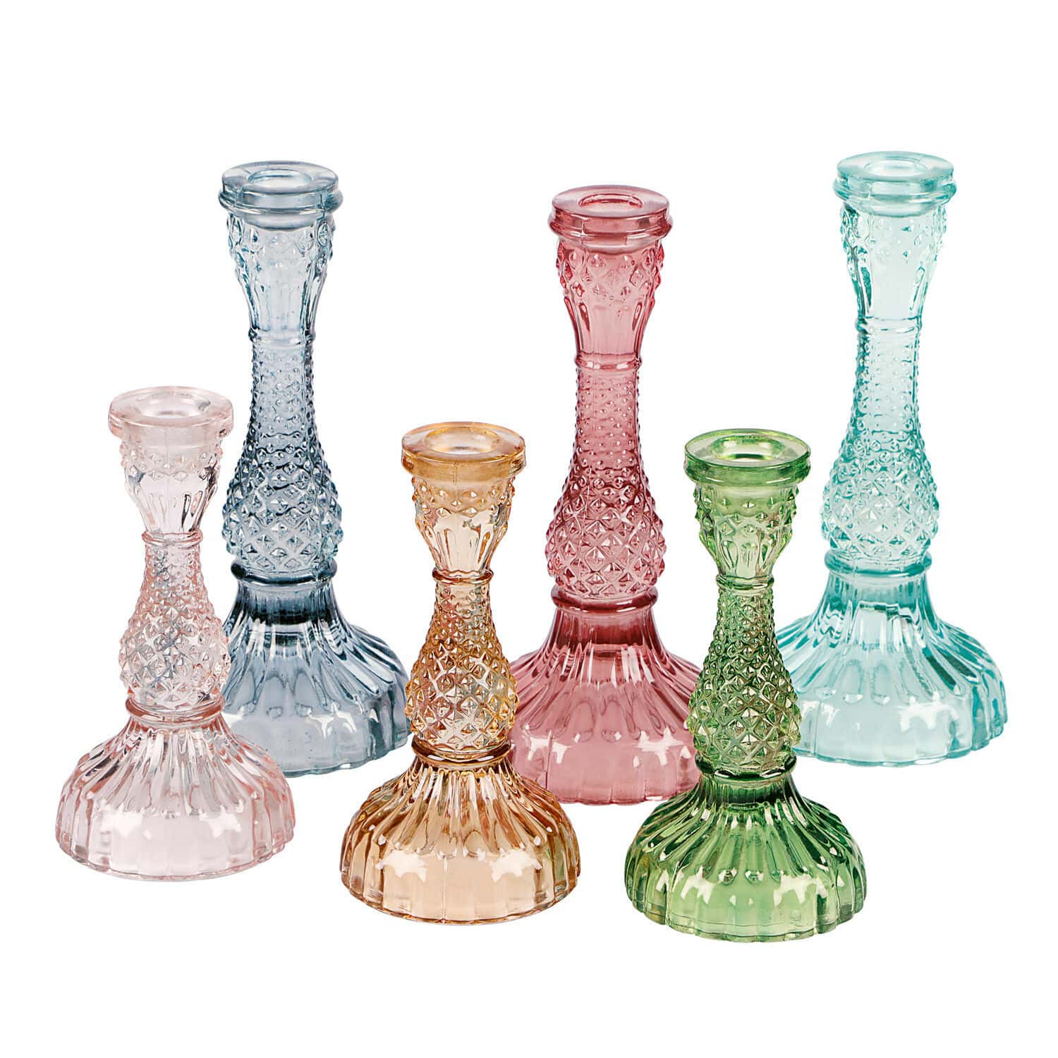 Set di 6 candelieri Moana