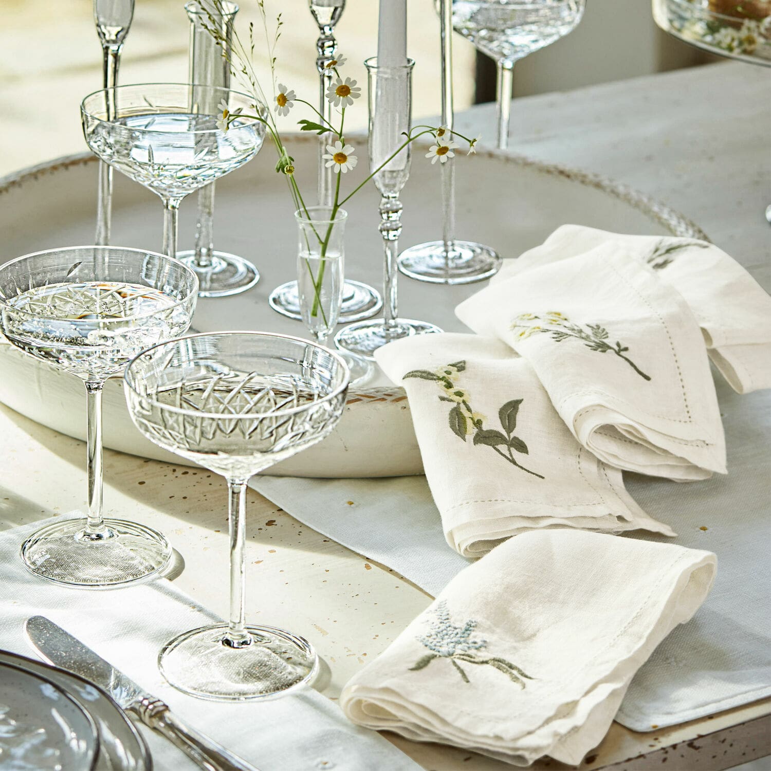Set di 4 tovaglioli Lentilly