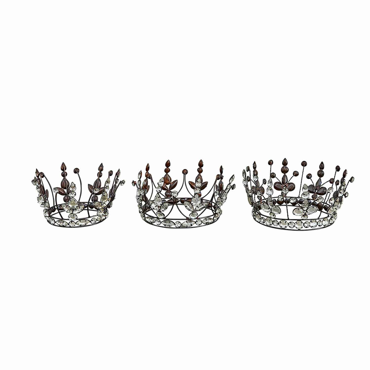 Set di 3 coroncine decorative Bigas