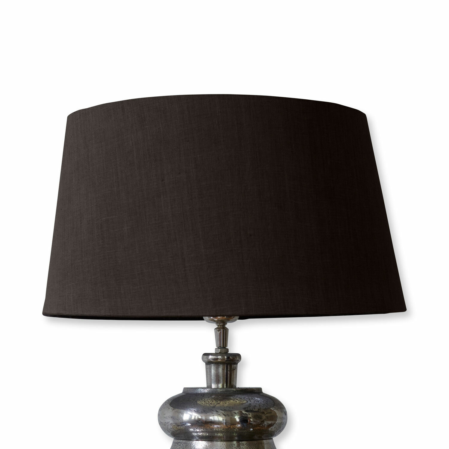 nero Paralume Boffas nero in tessuto, design moderno per illuminazione interna