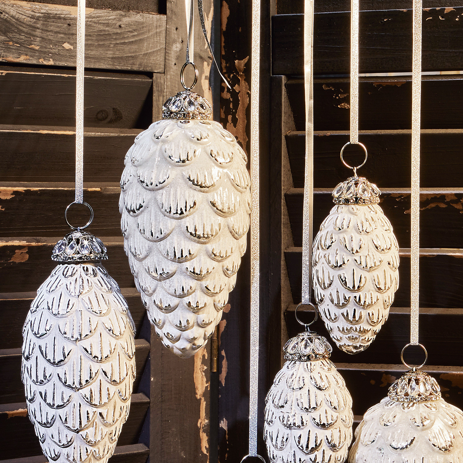 Set di 6 decorazioni natalizie Éva