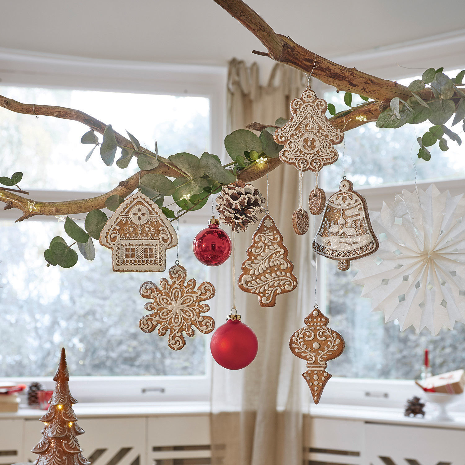 Set di 6 decorazioni da appendere Anyama